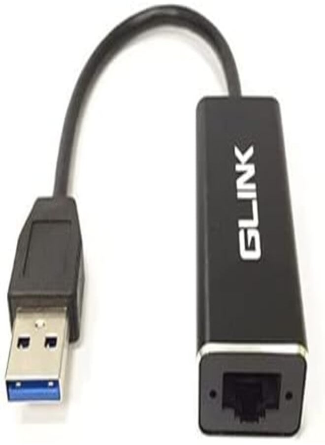 GLINK GL 015 USB 3.0 to RJ45 Gigabit Ethernet Adapter 10/100/1000 Mbps, Compatible with Galaxy S22 Ultra, iPad Pro 2020, MacBook Pro, Chromebook Pixel, Dell XPS 13 (Aluminum Body) - pzsku/Z595AEF3D8399653E4DE3Z/45/_/1720390182/6e737da5-c881-47d3-9a72-b6273347021c