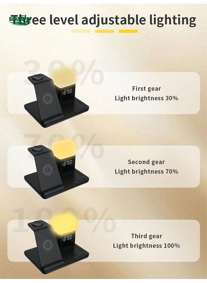 براق - 6 في 1 SMART TOUCH CONTROL DISTRACT DISTRANT ARALL LIGHT LIGHT LIGHT FARLERESS ARCHERNATION APPATACTION مع iPhone 15 14 13 12 11 PRO MAX/X/8 AIRPODS Apple Watch متوافقة مع أجهزة متعددة iPhone متوافقة مع iPhone 16 15 14 ، 13 ، 12 ، 11/PRO/max/mini/plus ، x ، xr ، xs/max ، se ، 8/plus ، متوافق مع Apple Watch 1-8 ، متوافق مع AirPods 3/2/pro ، متوافق مع Apple iPhone و iPad و Android Phone Gifts للعائلةوالأصدقاء ، الأطفال ، عيد ميلاد ، عيد الميلاد ، الشتاء ، صديقة ، صديقها - Image 1
