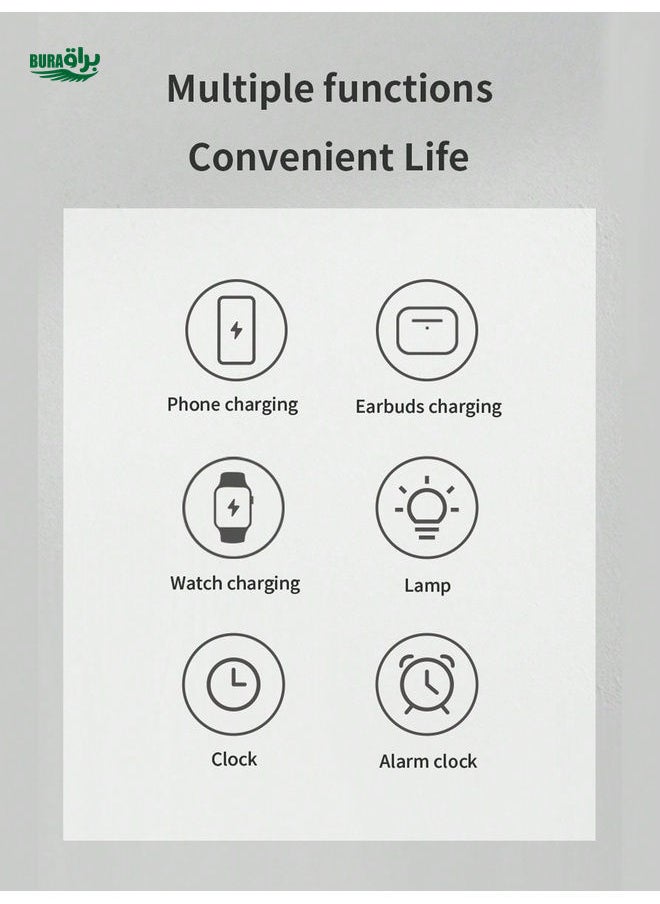 براق - 6 في 1 SMART TOUCH CONTROL DISTRACT DISTRANT ARALL LIGHT LIGHT LIGHT FARLERESS ARCHERNATION APPATACTION مع iPhone 15 14 13 12 11 PRO MAX/X/8 AIRPODS Apple Watch متوافقة مع أجهزة متعددة iPhone متوافقة مع iPhone 16 15 14 ، 13 ، 12 ، 11/PRO/max/mini/plus ، x ، xr ، xs/max ، se ، 8/plus ، متوافق مع Apple Watch 1-8 ، متوافق مع AirPods 3/2/pro ، متوافق مع Apple iPhone و iPad و Android Phone Gifts للعائلةوالأصدقاء ، الأطفال ، عيد ميلاد ، عيد الميلاد ، الشتاء ، صديقة ، صديقها - Image 1