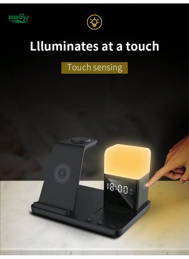 براق - 6 في 1 SMART TOUCH CONTROL DISTRACT DISTRANT ARALL LIGHT LIGHT LIGHT FARLERESS ARCHERNATION APPATACTION مع iPhone 15 14 13 12 11 PRO MAX/X/8 AIRPODS Apple Watch متوافقة مع أجهزة متعددة iPhone متوافقة مع iPhone 16 15 14 ، 13 ، 12 ، 11/PRO/max/mini/plus ، x ، xr ، xs/max ، se ، 8/plus ، متوافق مع Apple Watch 1-8 ، متوافق مع AirPods 3/2/pro ، متوافق مع Apple iPhone و iPad و Android Phone Gifts للعائلةوالأصدقاء ، الأطفال ، عيد ميلاد ، عيد الميلاد ، الشتاء ، صديقة ، صديقها - Image 1