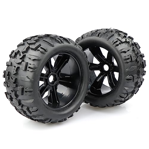 Aimrock 17mm Hex Wheels and Tires RC Truck Tire and Rims w/Foam Inserts for 1/8 Kraton 1/10 Maxx E-Revo, 4PCS - Image 4