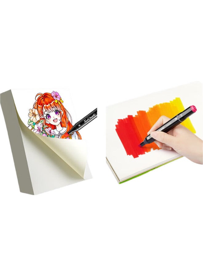 Touch Mark [Super Popular] Touch Mark Dual-Tip Markers, 80 Colors, Watercolor Pens, Anime-Style, Oil-Based Drawing Pens, Marker Set, Student Stationery, Children'S Gift, Birthday Present For Boys And Girls - Image 3