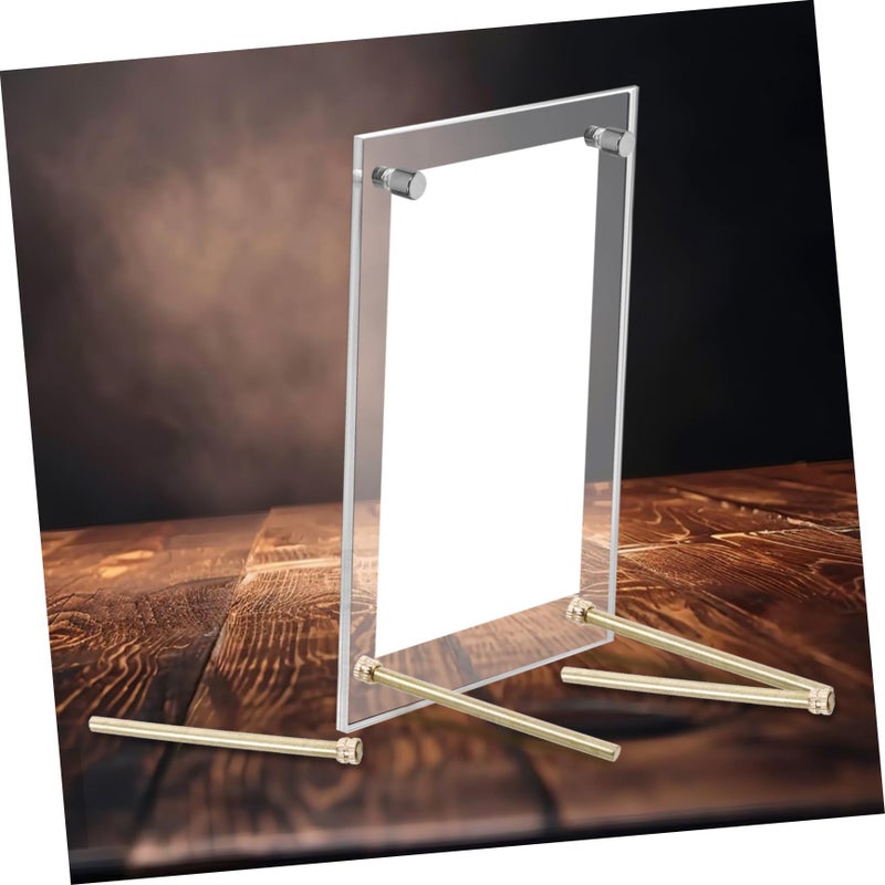 Metal Photo Frame Back Support Stands 10Pcs Sturdy Easel Holders For Desktop Display - Image 5