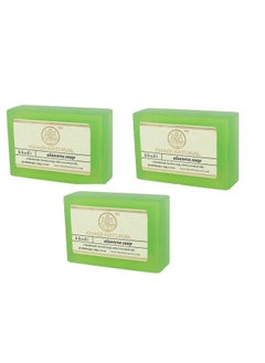 Khadi Natural Aloevera Handmade Soap 125G (Pack Of 3)  - Image 2