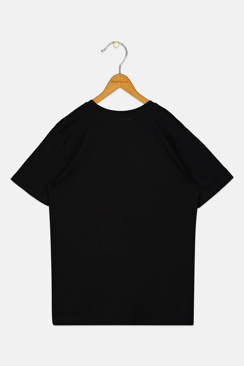 PUMA Kids Boy Sportswear Fit Short Sleeve Outdoor T-Shirt, Black - Image 3