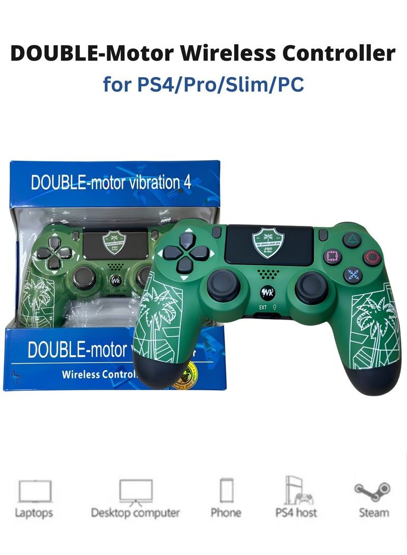 Wireless PS4 Game Controller - Bluetooth Gaming Controller with Dual Vibration, Touchpad, Motion Sensor, Built In Speaker, USB Rechargeable Gamepad - Image 1