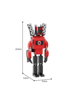 Y&D Skibidi Toilet Man Toy Building Blocks 189 PCS Titan Sound Man Toy Ideas Toys Battle Horror Game Model Ideas Toys Gifts for Adult & Kids 