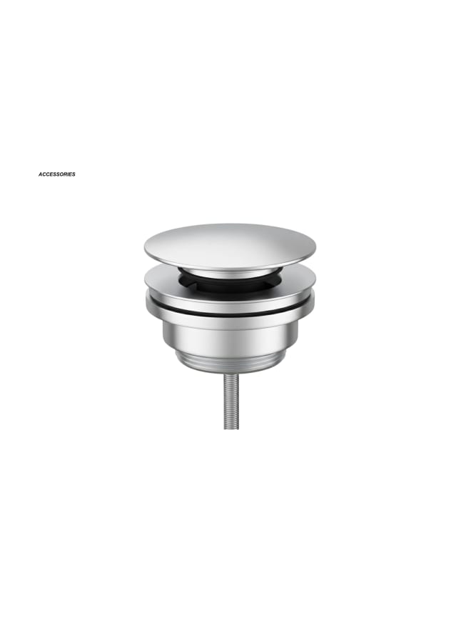 Joy Click Clack Waste for Basin Without Overflow – Chrome Plated
