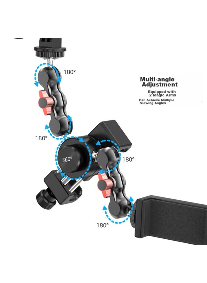 Surewo Sports Camera Mount Bracket Compatible With Gopro 13, Insta360, Dji Action 4, Basketball, Volleyball, Tennis, Badminton, Dslr Camera Mount - Image 4