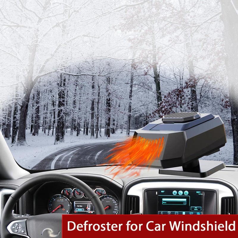 Fidensis 12Volt Protable Car Heater, Fast Heating, Windshield Defogger Defroster, 150W Portable Car Heater That Plugs into Cigarette Lighter - Image 2