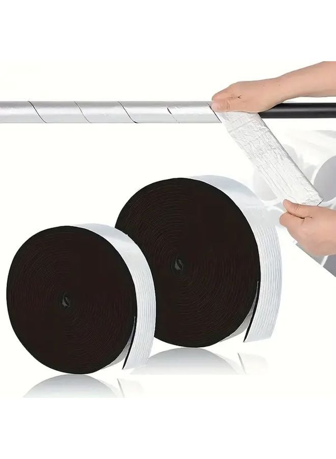 Self Adhesive Insulation Pipe Cover 3937 Inch Heat Cold Water Protection Foam Aluminum Tape - Image 2
