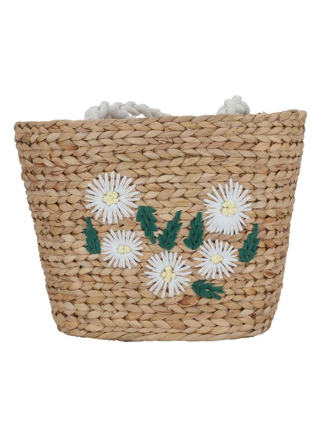 السيف  حقيبة ترمس من الخيزران 40 × 30 سم متعددة الألوان - Image 1