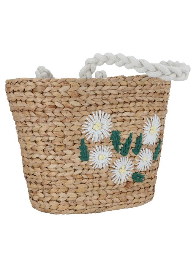 السيف  حقيبة ترمس من الخيزران 40 × 30 سم متعددة الألوان - Image 2