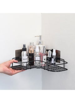 Generic Corner Shower Bathroom Shelf, Rust Proof Bathtub Accessories Organizer, Adhesive Basket Storage Rack Shampoo Holder Wall Organization  - Image 5