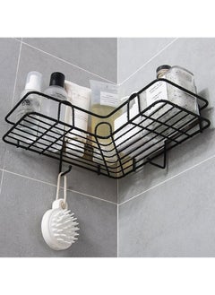 Generic Corner Shower Bathroom Shelf, Rust Proof Bathtub Accessories Organizer, Adhesive Basket Storage Rack Shampoo Holder Wall Organization  - Image 3