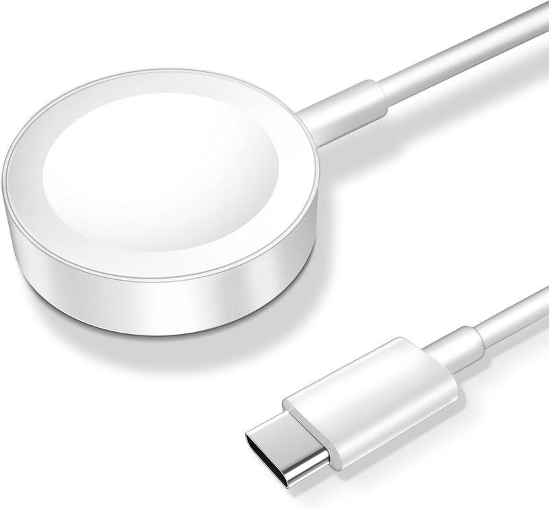 Simpeak 𝟐𝟎𝟐𝟓 𝐔𝐩𝐠𝐫𝐚𝐝𝐞𝐝 Compatible for Apple Watch Charger [USB C Port] Magnetic Fast Charging Cable [Portable] Magnetic Wireless Charging Compatible with iWatch Series Ultra/10/9/8/7/6/SE/5/4/3/2 - Image 1