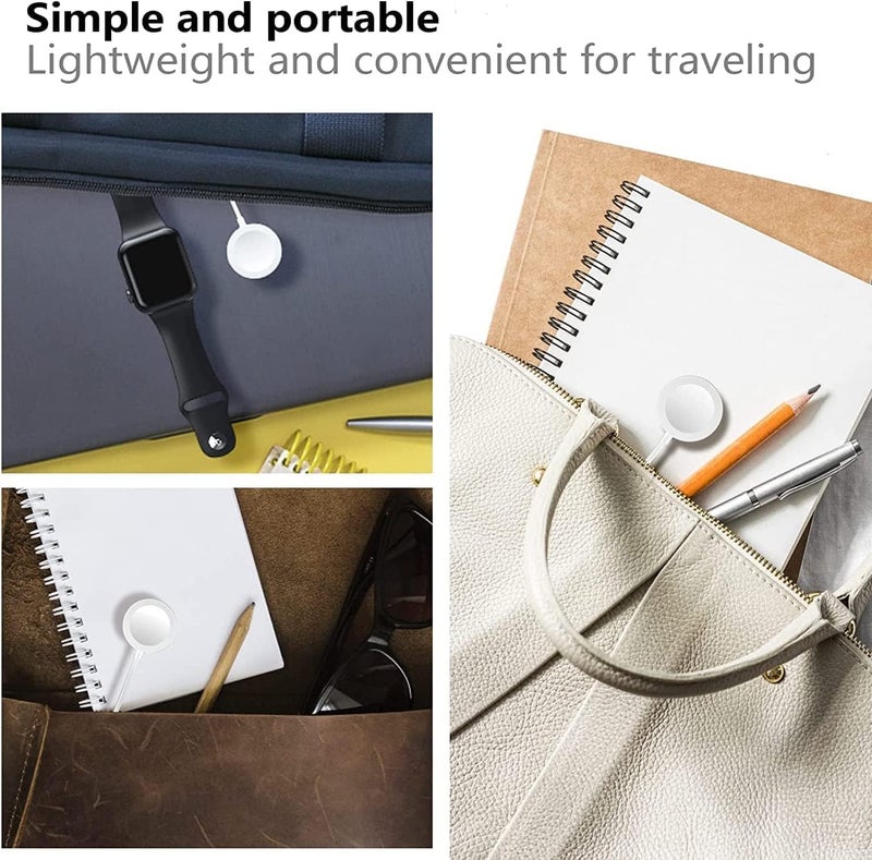 Simpeak 𝟐𝟎𝟐𝟓 𝐔𝐩𝐠𝐫𝐚𝐝𝐞𝐝 Compatible for Apple Watch Charger [USB C Port] Magnetic Fast Charging Cable [Portable] Magnetic Wireless Charging Compatible with iWatch Series Ultra/10/9/8/7/6/SE/5/4/3/2 - Image 5