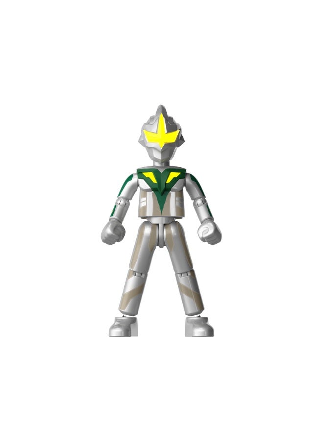 BLOKEES Ultraman Shining Version 07 Building Kit | Super Deciding Fight Collectible Action Figure Block Toy with Glowing Chest & Eyes | Licensed Model for Kids & Adults | STEM Construction Play - Image 2