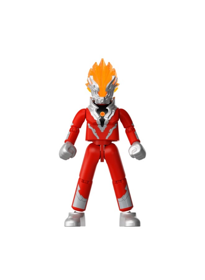 BLOKEES Ultraman Shining Version 07 Building Kit | Super Deciding Fight Collectible Action Figure Block Toy with Glowing Chest & Eyes | Licensed Model for Kids & Adults | STEM Construction Play - Image 5