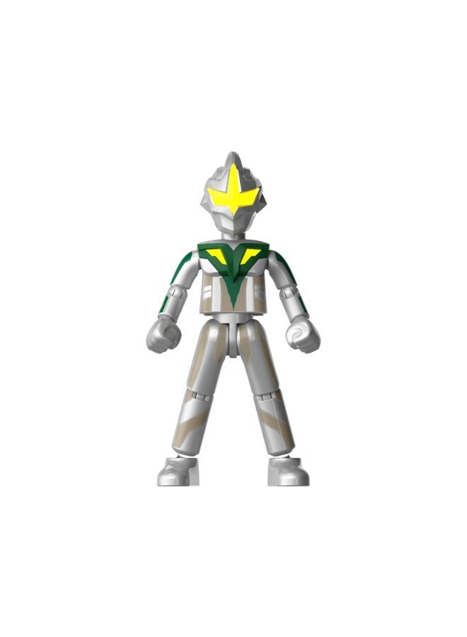 BLOKEES Ultraman Shining Version 07 Building Kit | Super Deciding Fight Collectible Action Figure Block Toy with Glowing Chest & Eyes | Licensed Model for Kids & Adults | STEM Construction Play - Image 1