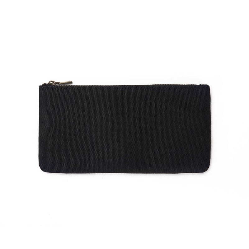 YONBEN Canvas Pencil Pen Case Stationery Case Pouch BagBlack S
