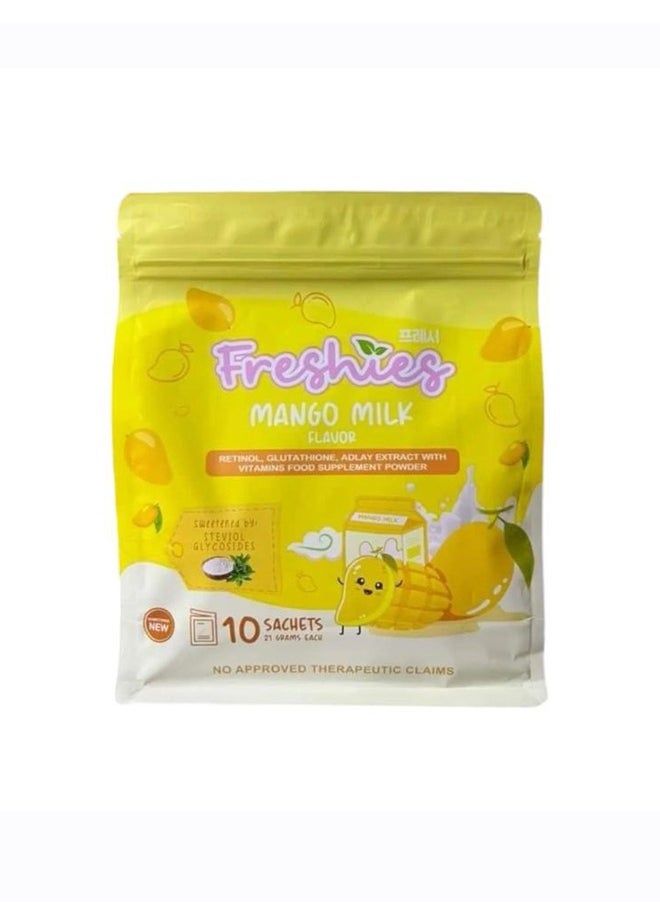 Mango Milk Flavor Collagen Drink 10 Sachets 21g Each - pzsku/Z595C06E6D976E4CAD507Z/45/1741082522/45886fab-c0e9-4137-9e16-2b1c3f3d4919