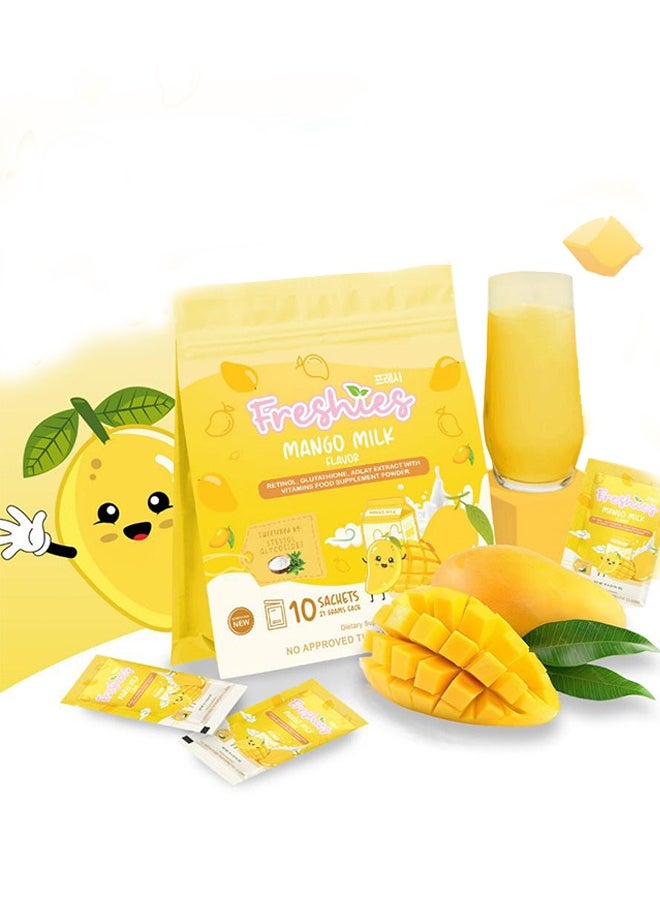 Mango Milk Flavor Collagen Drink 10 Sachets 21g Each - pzsku/Z595C06E6D976E4CAD507Z/45/1741082547/3e625dbd-b33c-467b-9cf6-726d83f72487