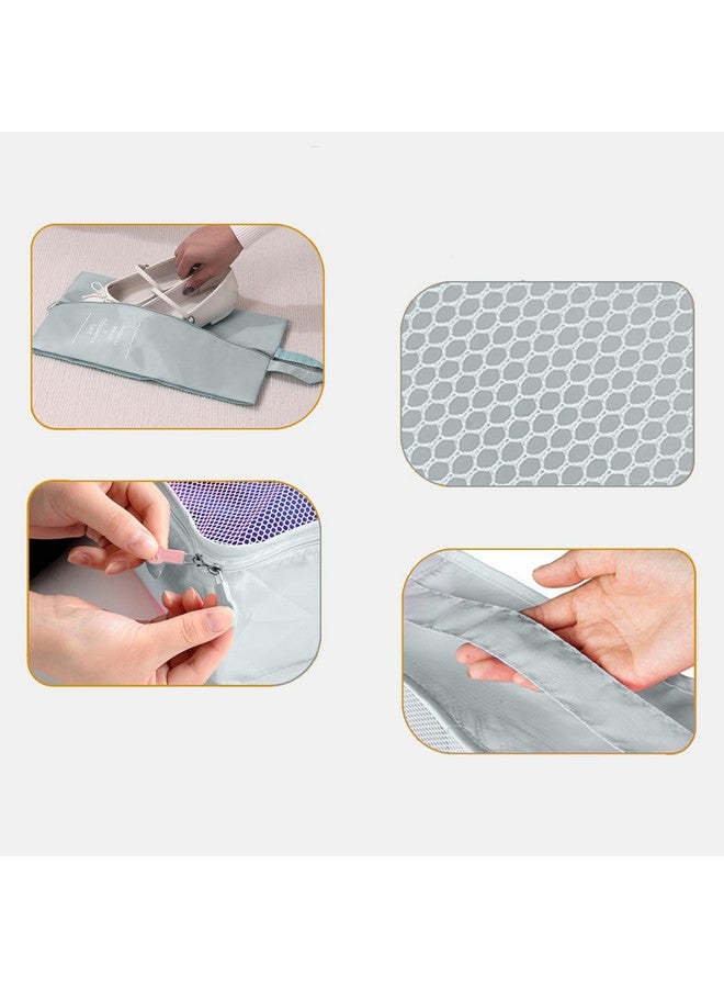 Kuber Industries Kuber Industries Set of 7 Travel Organizer | 3 Packing Cubes + 3 Pouches + 1 Toiletry Bag | Travel Luggage Organizer | Luggage Bag for Bra-Pantry-Socks-Shoe-Cosmetics | ZH024GY | Gray  - Image 5