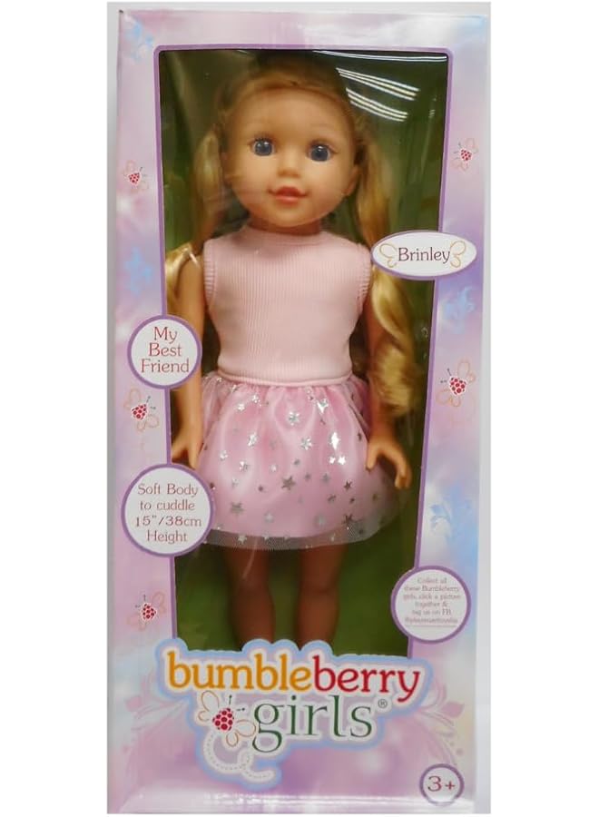Lotus Bumbleberry Miss Brinley 15" Soft Bodied Doll Huggable Doll For Girls - Image 1