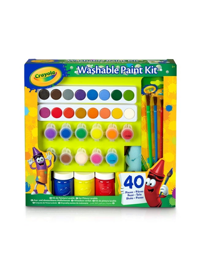 Crayola طقم طلاء بأغطية قابلة للغسل - Image 2