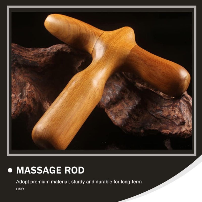 Lurrose Hand Tools Thai Massage Tools Wooden Stick Massager Point Tool Chinese Health Baoding Fitness Balls Health Exercise Stress Balls for Men Women Manual Massage Balls - Image 5