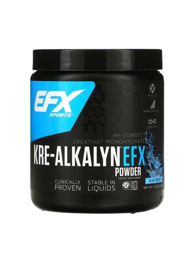 EFX SPORTS Kre Alkalyn EFX Powder Blue Frost  7.76 oz 220 g  - Image 1