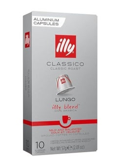 Illy Lungo Classico Nespresso Compatible Pods - 10 Capsules  - Image 2