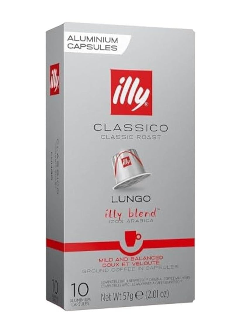 Illy Lungo Classico Nespresso Compatible Pods - 10 Capsules  - Image 2