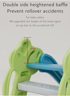 JSAITOYS Plastic Baby And Kids Sliding Toy Dinosaur Foldable Slide For Indoor  - Image 3