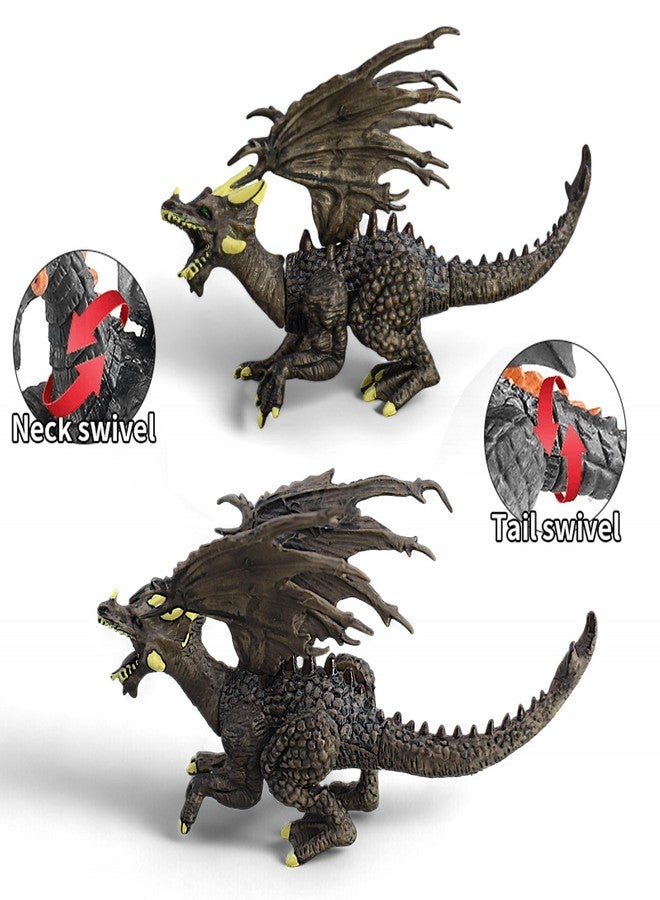 MASIPICKS | PVC Dragon Toy Figure with ROTATABLE Head, Tail, Hands & Legs | Monster Dragon Action Figure Collectible Toy for Kids (Dragon - 2) - Image 2