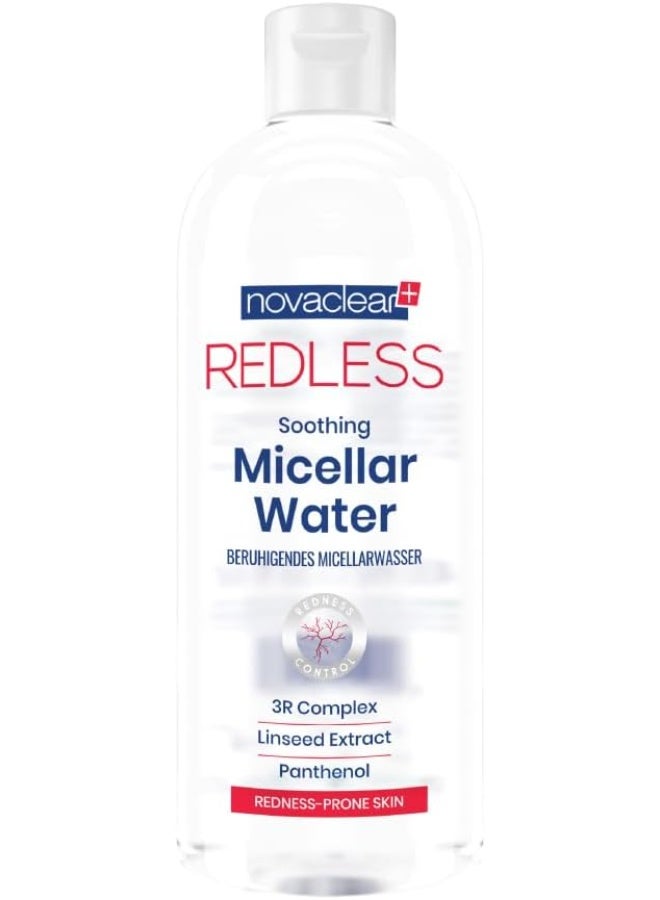 Novaclear Redless Soothing Micellar Water 400ml – Gentle Cleanser for Sensitive & Irritated Skin - Image 1