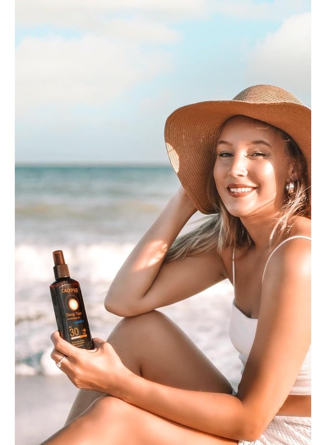 Calypso Deep Tanning Monoi Tahiti Oil Spray with SPF30, 200 ml - Image 4