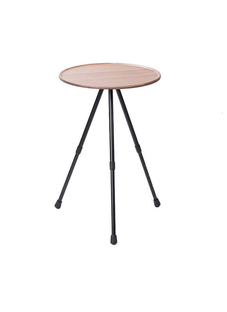 XiuWoo Telescopic Folding Portable Three-legged Liftable Aluminum Alloy Round Coffee Outdoor Camping Dining Table with Storage bag for Hike Picnic  - Image 5