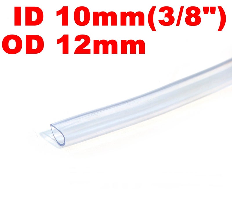 siny Inner diameter 3/8" 10mm 33 Ft 10 Meter PVC Clear Tubing Flexible Air Water Delivery Hose - Image 2