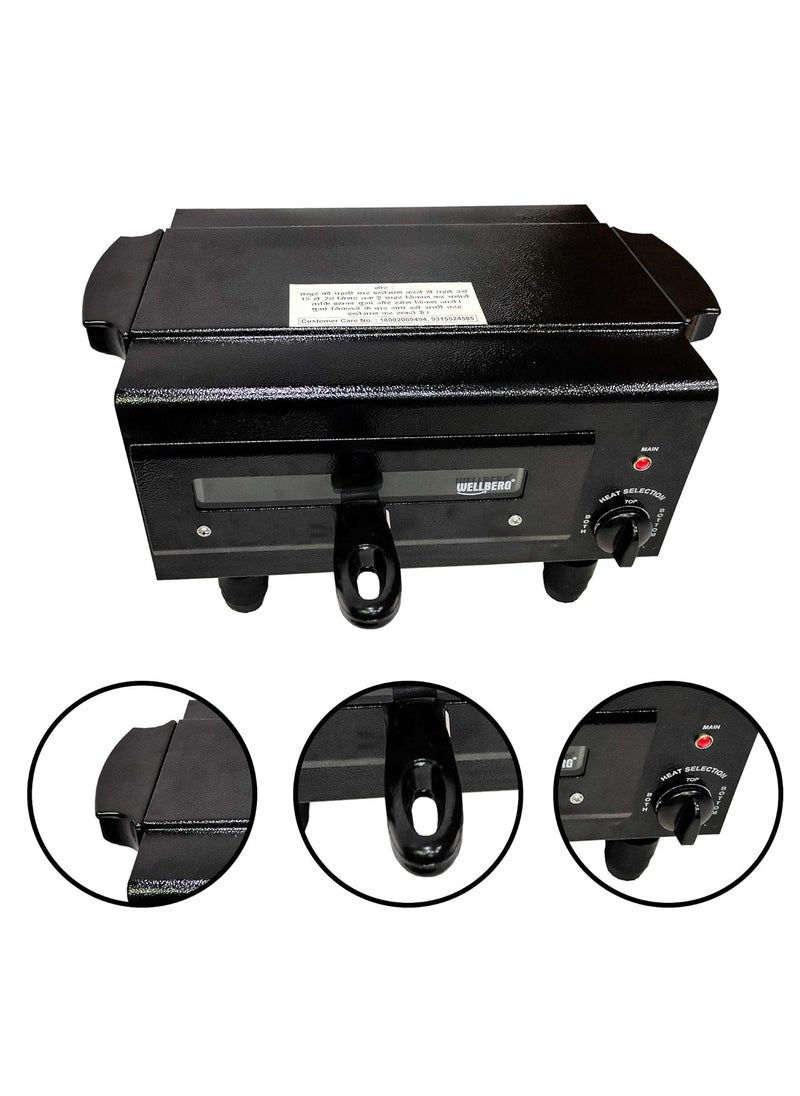 Wellberg Wellberg Electric Tandoor with Switch Controller Equipment Black electric tandoor Chicken paneer tikka alu tikka  - Image 2