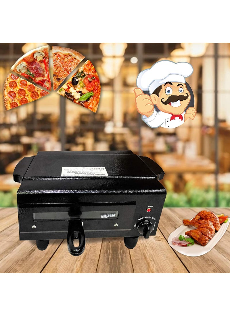Wellberg Wellberg Electric Tandoor with Switch Controller Equipment Black electric tandoor Chicken paneer tikka alu tikka  - Image 1