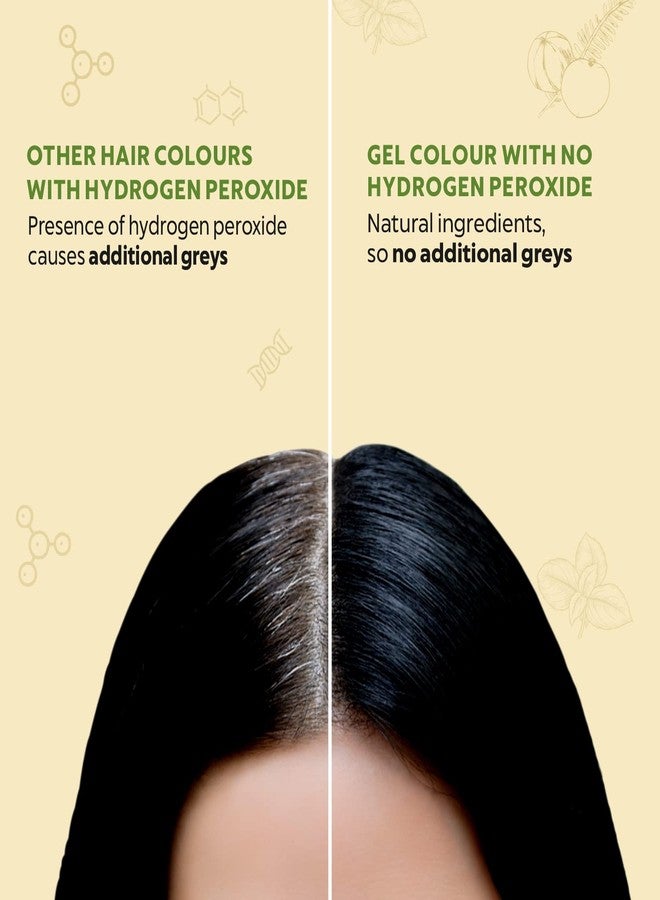 Indus Valley Gel Hair Color Chemical Free For Long & Shiny Hair (Dark Copper Blonde 7.4) - Image 4