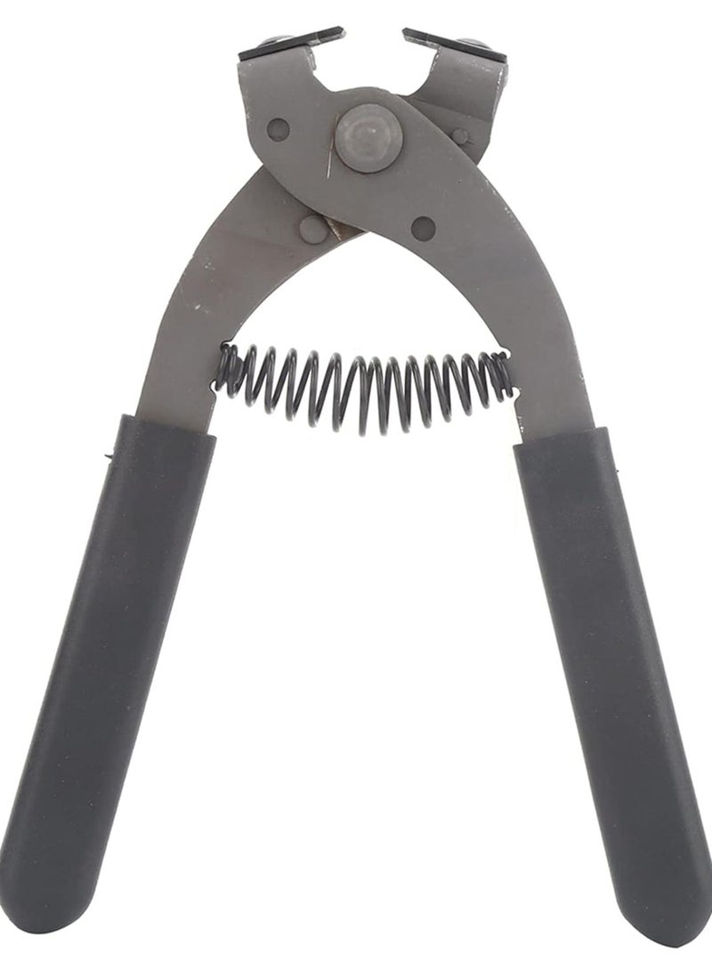GGOOT Punch Plier Hand Held Silent 4mm 4 Prong Leather Craft Hole Punching Tool, Hardware Tools for Belts Saddles, High Carbon Steel with Plastic Handle, Maximum Jaw Opening 10mm - Image 1