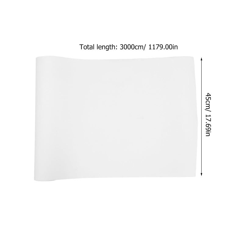 White Kraft Paper Roll 0 45x30m Recyclable Wrapping Packing Moving Drawing Craft Art Supplies - Image 3