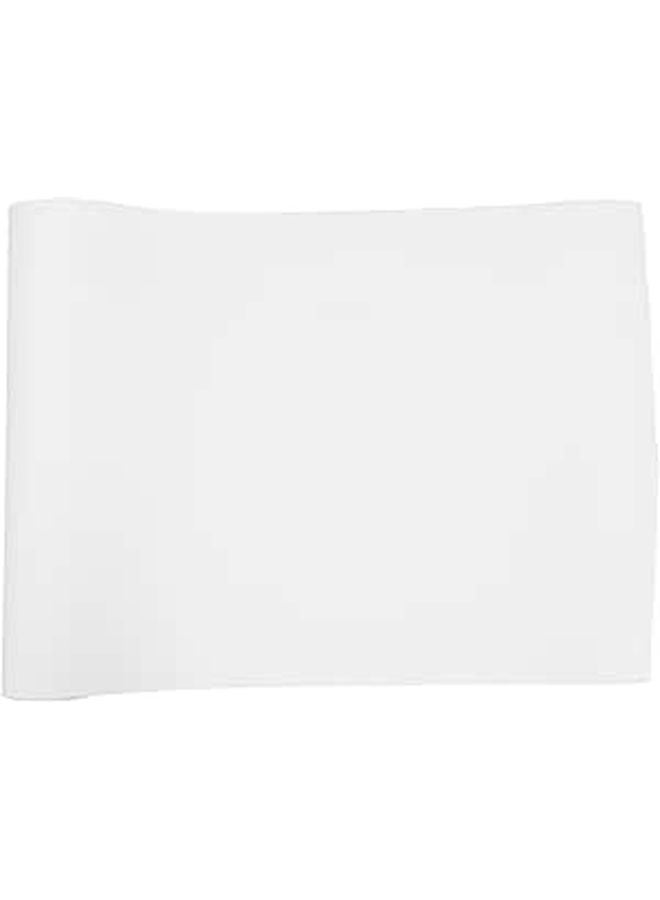 White Kraft Paper Roll 0 45x30m Recyclable Wrapping Packing Moving Drawing Craft Art Supplies - Image 1
