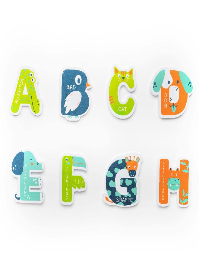 Stephen Joseph, Floating ABC Foam Bath 35-Piece Toy Set, Blue (SJ1148) - Image 2