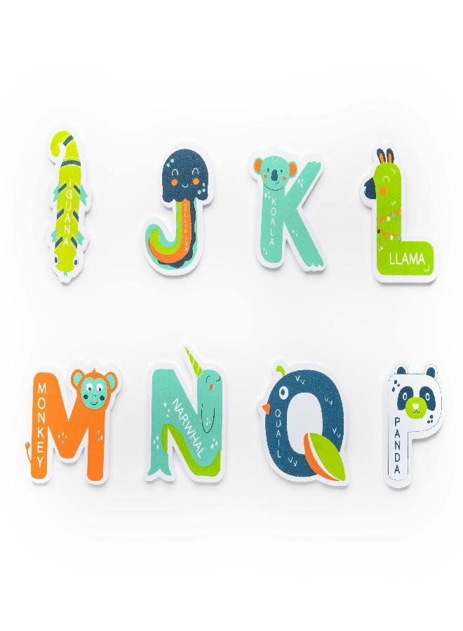 Stephen Joseph, Floating ABC Foam Bath 35-Piece Toy Set, Blue (SJ1148) - Image 3