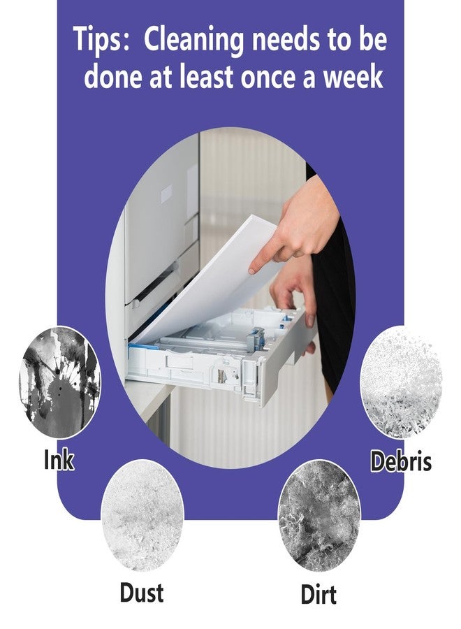 Dimakung Printer Cleaning Sheet for Laser & Inkjet Printer, Scanner Cleaner Paper - Image 4
