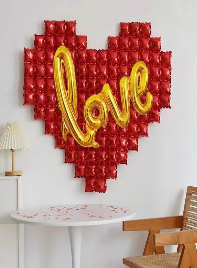 Dzrige 42 Inch Gold Love Balloons 2 Pcs Love Letter Foil Balloons Giant Love Balloons Banner for Romantic Wedding Bridal Shower Birthday Party Valentines Day Gift Decorations - Image 4